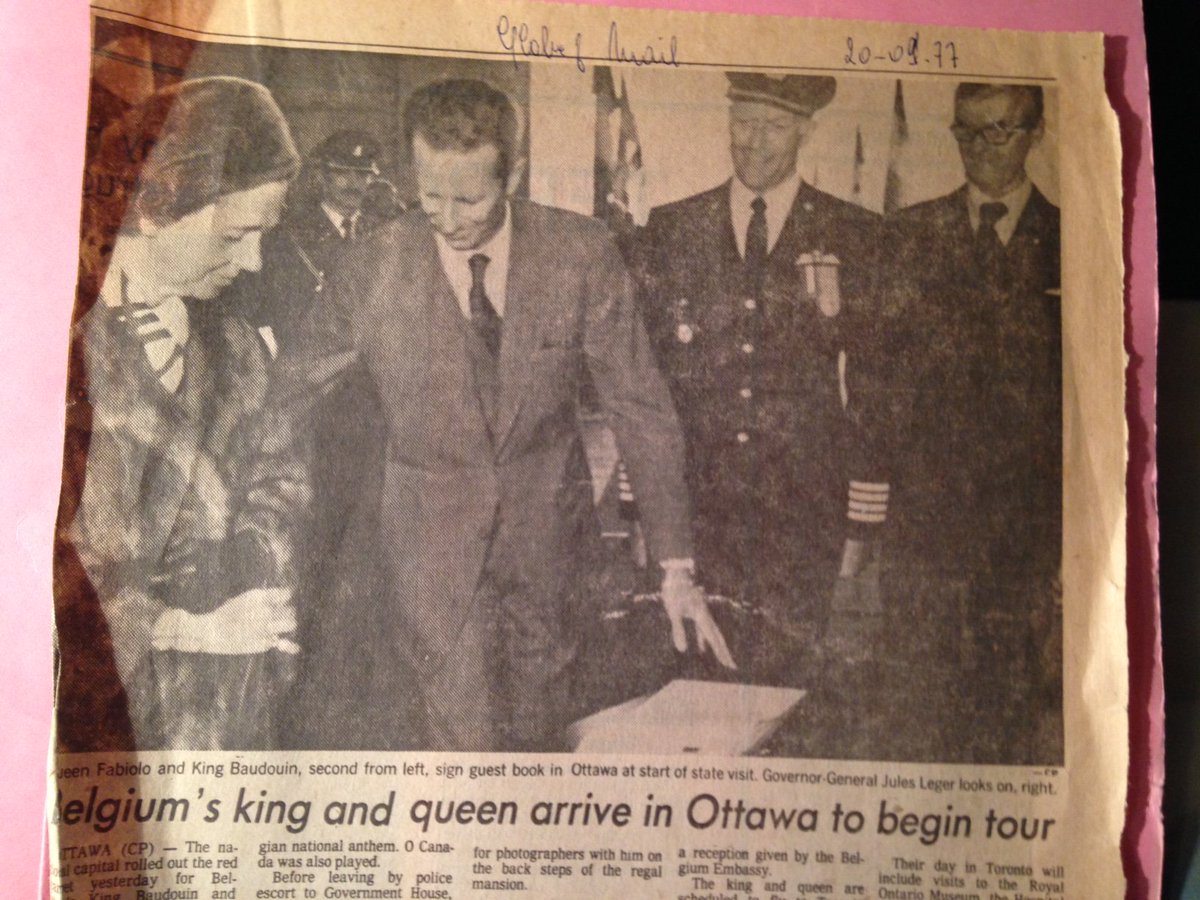RaoulDelcorde's tweet photo. Le Roi Baudouin et la Reine Fabiola sont venus en Visite d'Etat au Canada en septembre 1977 et ont planté un arbre dans le parc de Rideau Hall. Le 12 mars les souverains belges @MonarchieBe planteront un arbre à leur tour à l'invitation @GGJuliePayette https://t.co/vJXfOJs8Rw