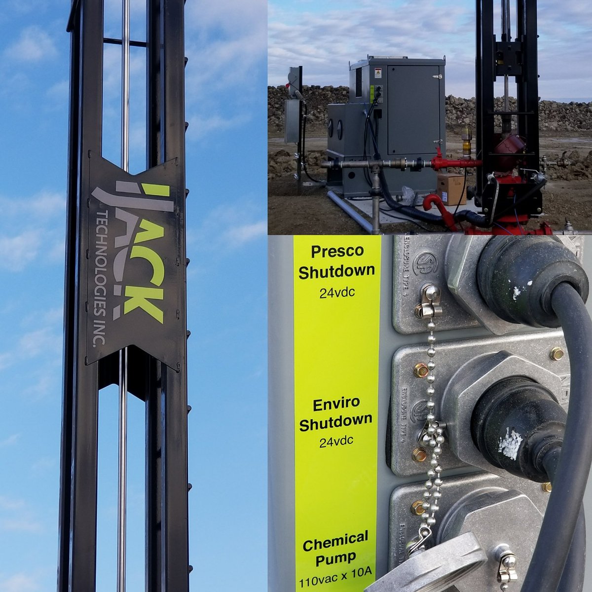 IJACK_TechInc's tweet photo. IJACK UNO has new look labelling for field safety shutdowns, alarms and chemical pumps. #IJACK #ChangingTheLandscape https://t.co/LbDSCsldtx