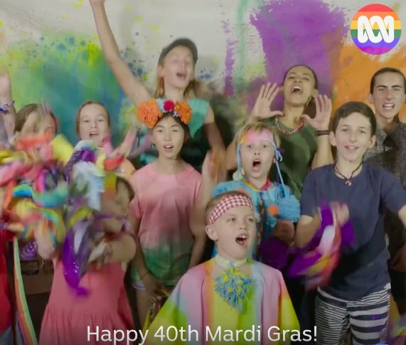 Growing up as a closeted kid in coastal QLD in the '90s, I couldn't have fathomed a Mardi Gras special for KIDS AND TEENS. 

Props to #ABCMe and the young 'uns in this video. Stoked to be part of it alongside <a href="/okenyomusic/">OKENYO</a> <a href="/JulieMcCrossin/">Julie McCrossin AM (She/Her)</a> and <a href="/caseyconway_/">Casey Conway</a>!
facebook.com/abcme/videos/1…