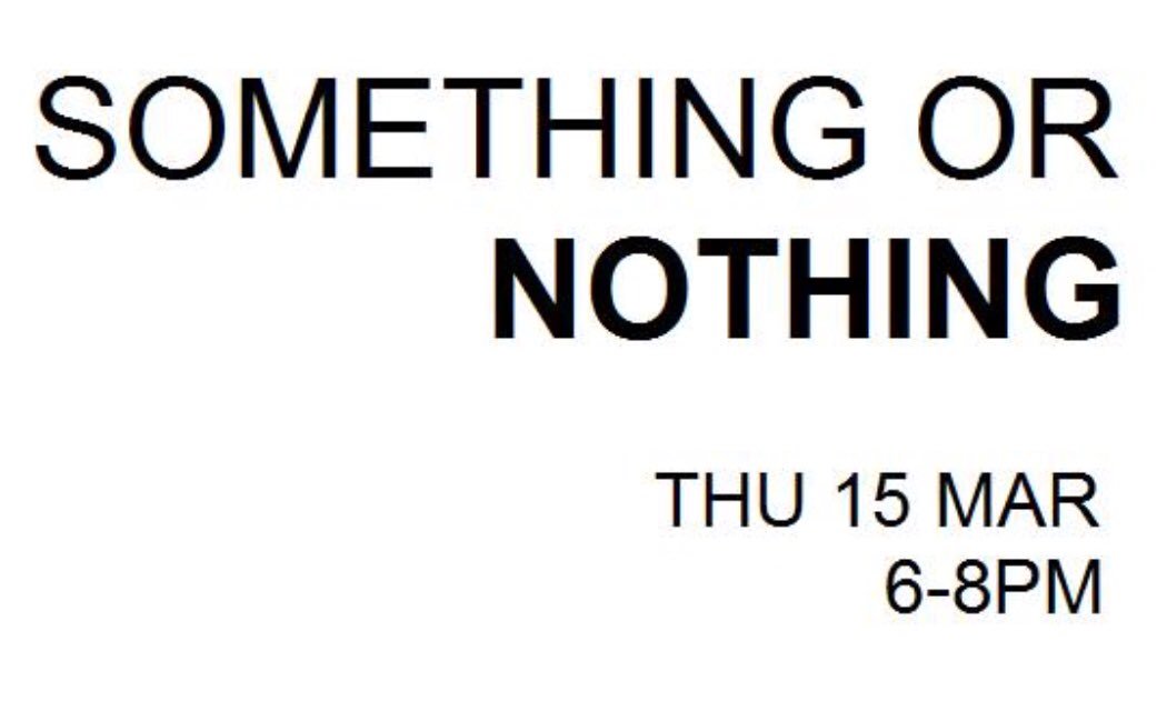 abingdonstudios's tweet photo. Save the date! Thu 15 Mar group exhibition @abingdonstudios #somethingornothing #ContemporaryArt #Blackpool #artistledhot100 #CultureBlackpool @PSMirabel @AIRArtGallery @islingtonmill @sprclldrprjcts @GrundyBlackpool @LeftCoastUK @an_artreviews @Corridor8 @artworkgg @the_birley https://t.co/rNy1z9xBUJ