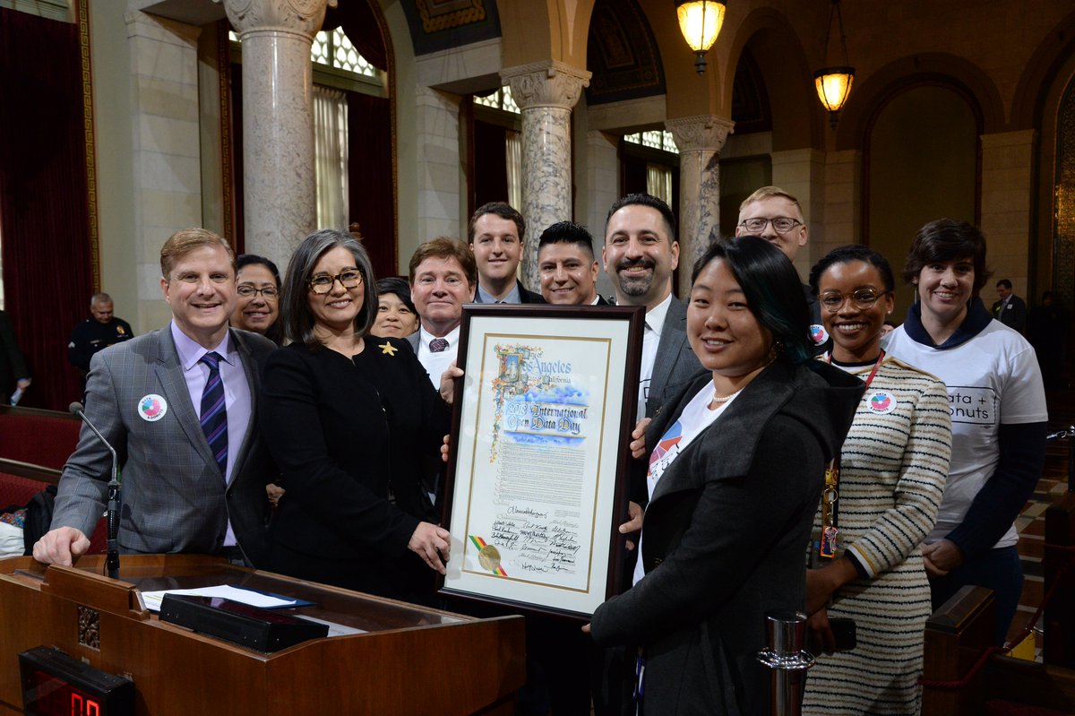 RonGalperinLA's tweet photo. In our office, every day is #OpenDataDayLA, but today we spotlight the tremendous work of Angelenos whose use of numbers has led to more transparency, trust and transformation in government. https://t.co/ZYXyXVyP9J