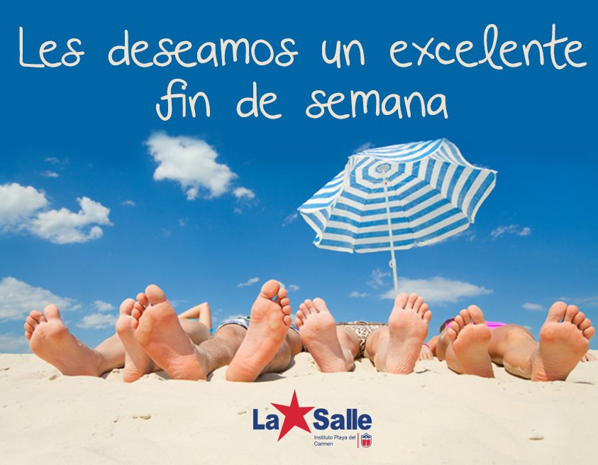 IPCLaSalle's tweet photo. ¡A disfrutar del fin de semana rodeado de quienes más amas!

#IPClaSale https://t.co/NPKwrzFY80