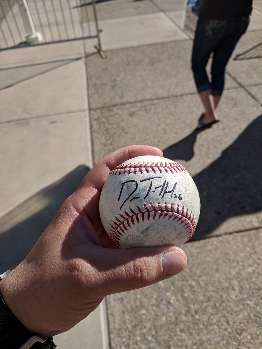 WePartywithU's tweet photo. What a great day for @Brewers baseball! Thanks Tim for the autograph! @DimTillard You rock! https://t.co/ZcnuOQYFjP