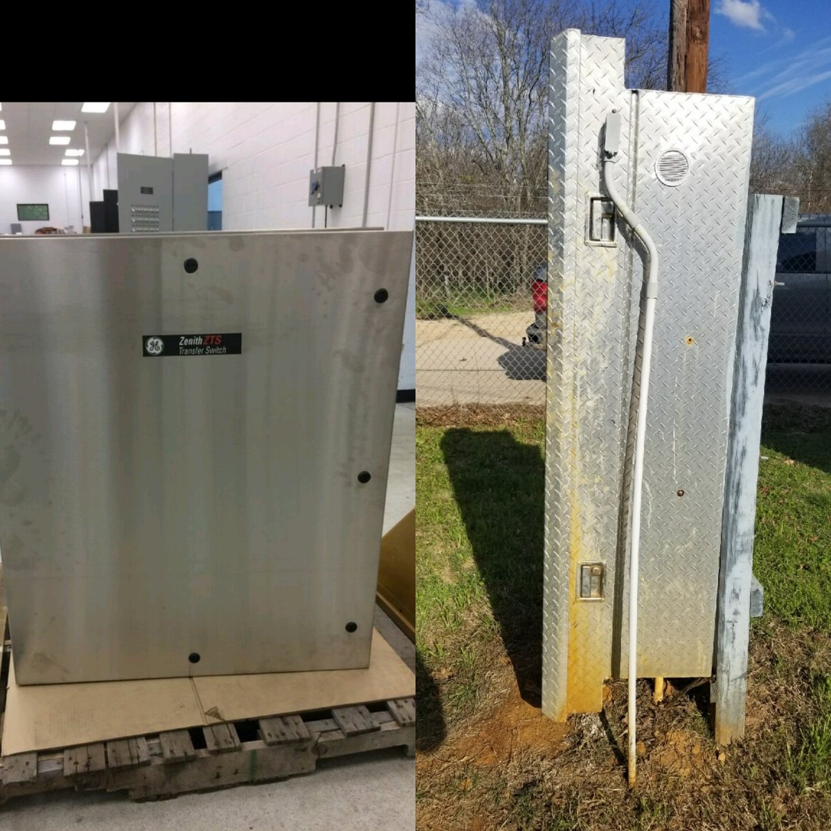 TheVanjenGroup's tweet photo. The things you see in the field. The panel on the left is our 316 Stainless Steel, non corrosive enclosure. The right, you guessed it, a truck's tool box. #vanjen #KnowledgeIsPower #Texas https://t.co/190B7OqwF6