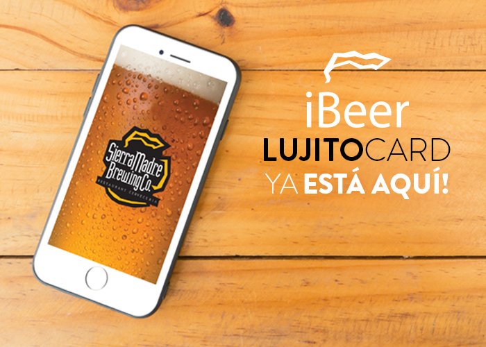 _sierramadre's tweet photo. ¡Consigue tu Lujito iBeer y descubre todo lo que tiene para ti! #SMBC #LujitoCard https://t.co/hbTWCeDkMq