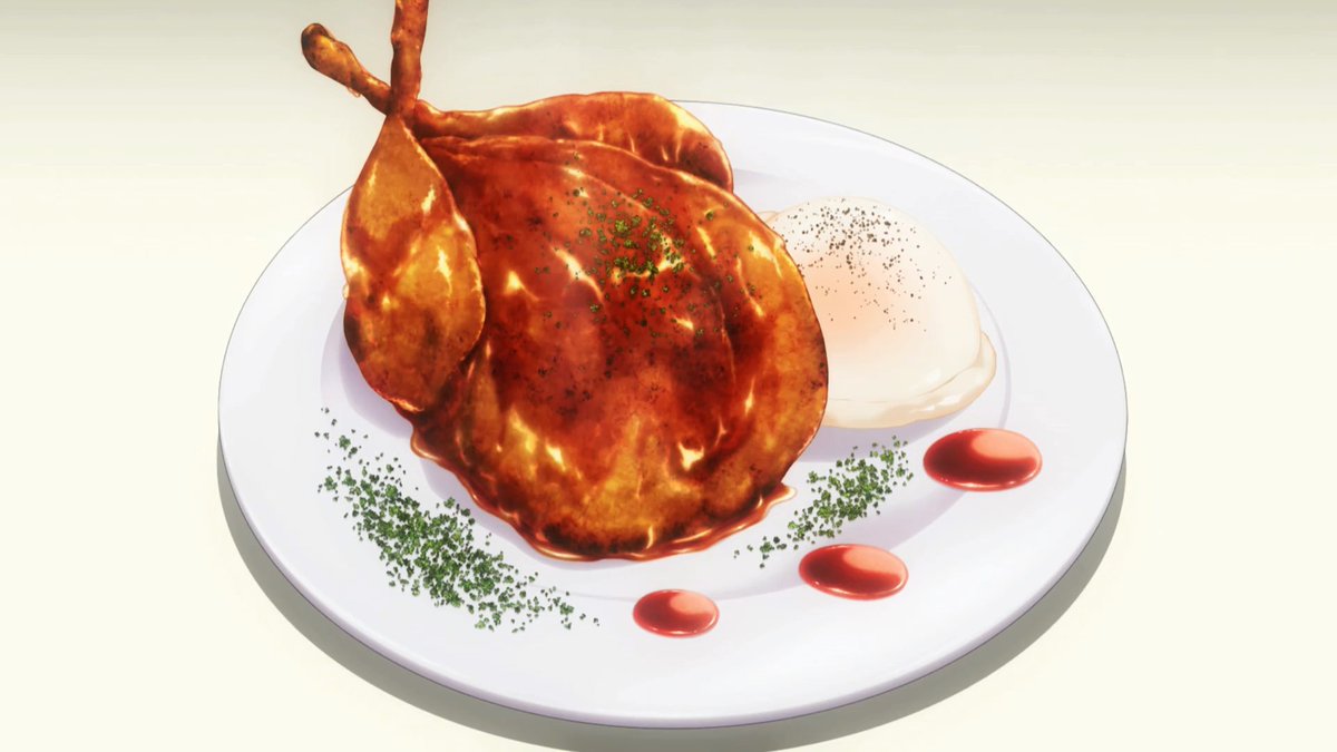 — Quail Stuffed with Risotto and Eggs ~Brazen Youngster Style~ Made by Yukihira Sōma