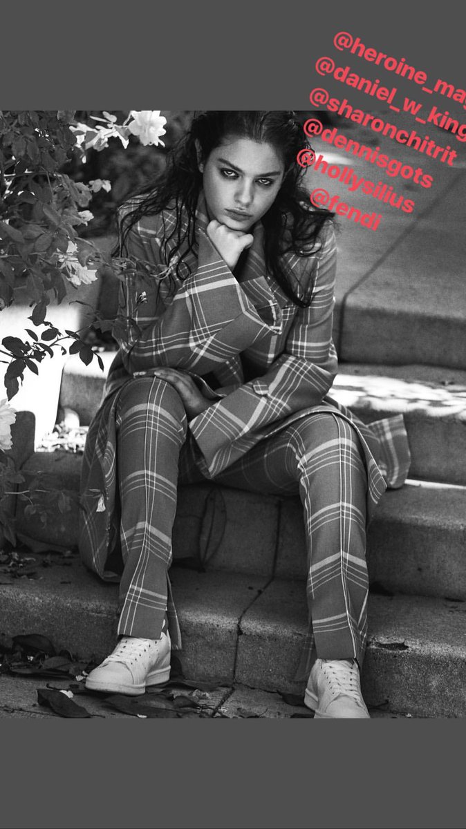 📸 Odeya for Heroine Magazine , via instagram stories (odeyarush) #odeyarush