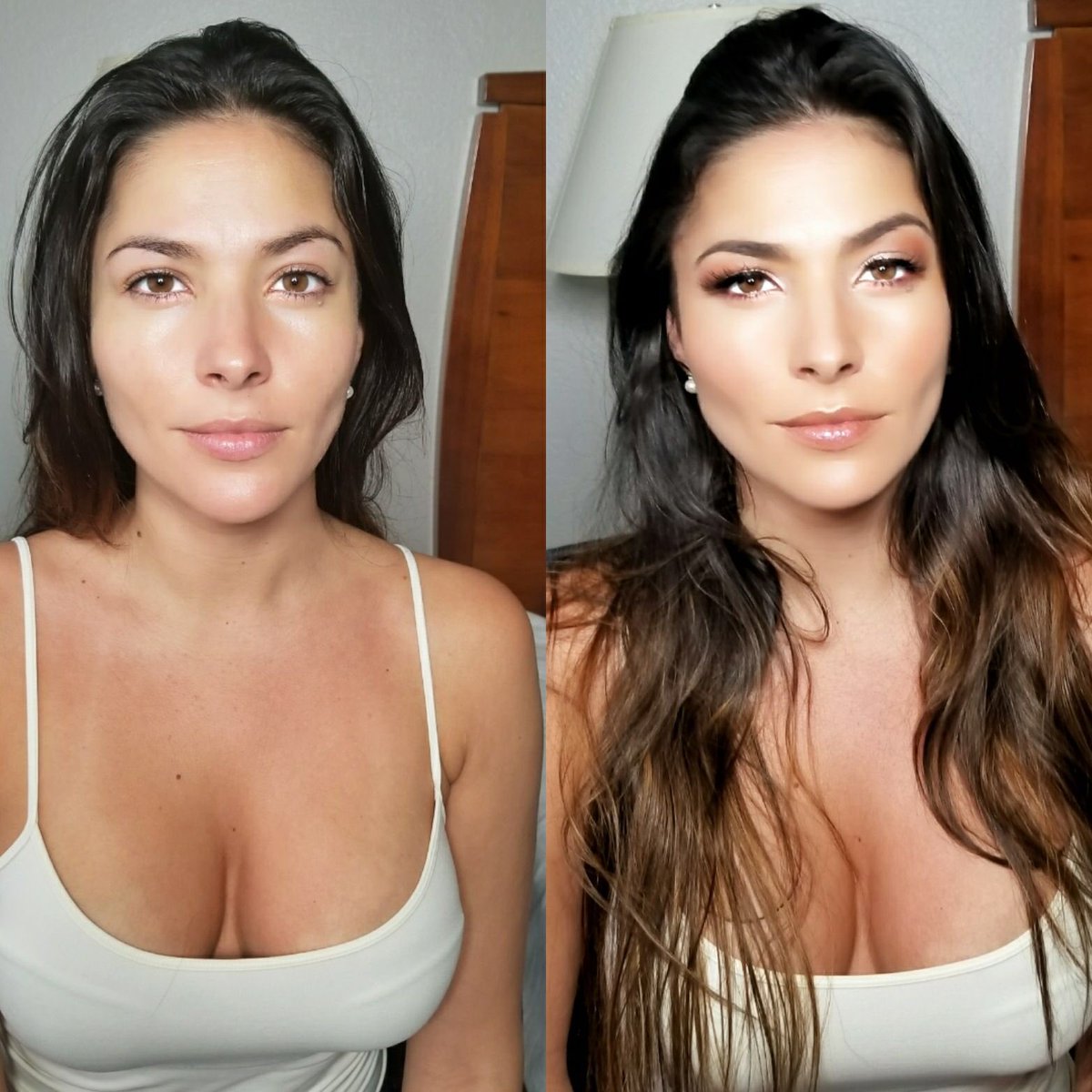 TereRodriguezR's tweet photo. Antes y Despues! ❤️
#makeup #makeupartist #perfectskin #perfectmakeup #kamoche #kamochemua #photoshoot #model #brunette #miami #miamibeach #misscostarica #tererodriguez https://t.co/3rrEcCUr15