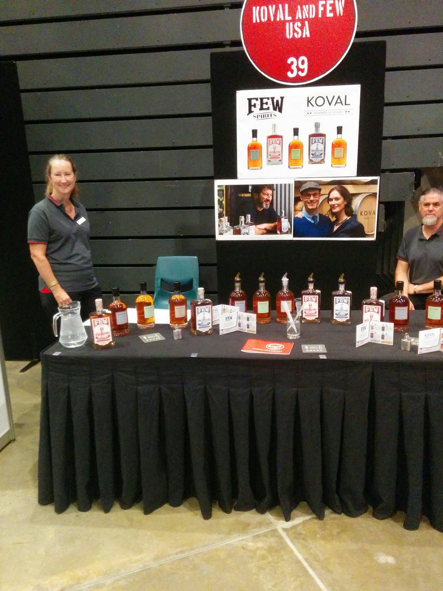 Set up and ready to pour at #Dramfest2018 by <a href="/WhiskyGalore/">Whisky Galore</a> 
Go Christchurch!
