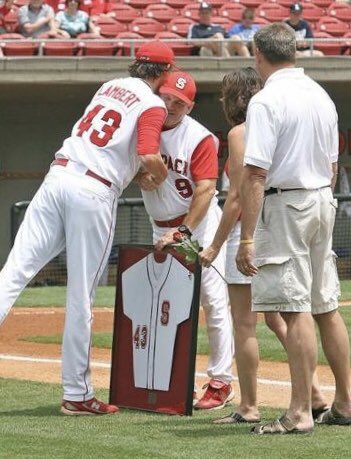 Congrats @Elliott_Avent on 800! #pack9 #800andCounting #wolfpacklegend #throwback