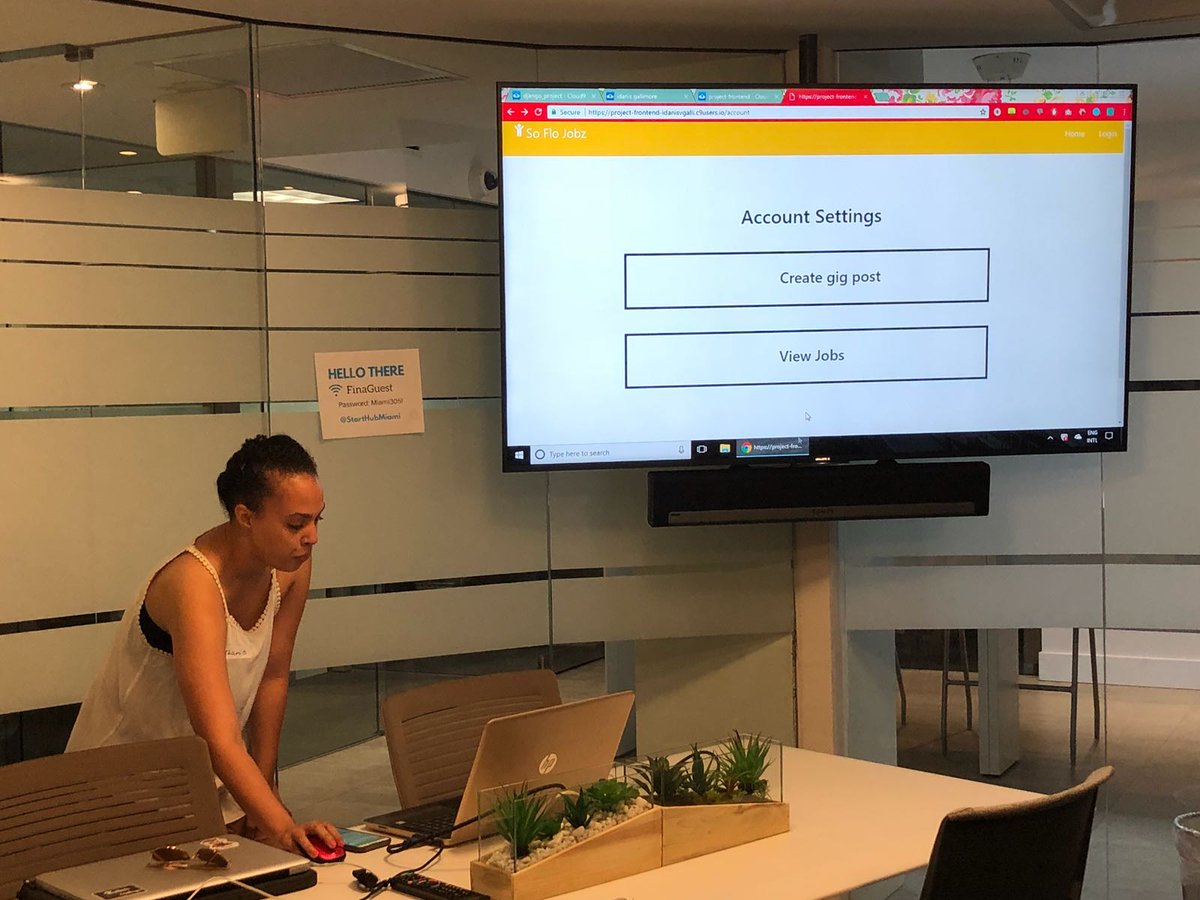 4GeeksAcademy's tweet image. Second presentation!! 🤘🔥#4GeeksAcademy #BreatheCoding #PitchDay
.
.
#Miami #Academy #geeks #developers #coding #bootcamp #codingbootcamp #webdeveloper #LearnToCode #HTML #CSS #software #PremiumCodingEducation #PartTime #course #skills #technology