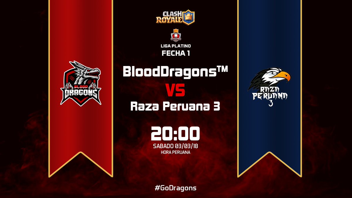 Mañana a las 8:00 pm (hora peruana🇵🇪) a apoyar a nuestros chicos en el inicio de la liga platino de la @Liga_DivisionPE . Vamos con todo por esos primeros 3 puntos frente a @RazaPeruanaCR 3
#GoDragons #WeAreDragons