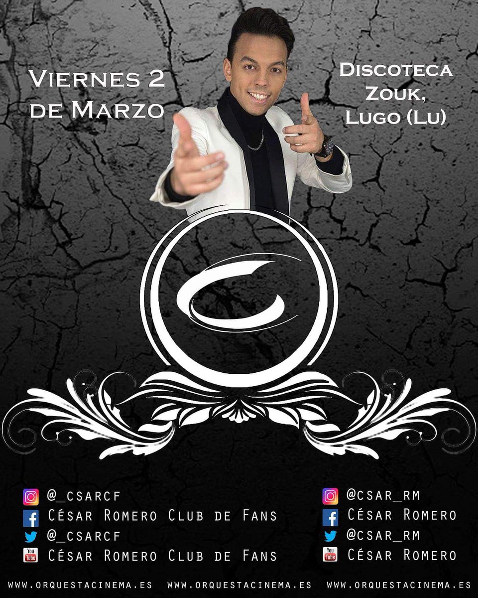 _CsarCF's tweet photo. Discoteca Zouk, Lugo (Lu)
Empieza Cinema a la 01:30hs

#Cinema2018 #LaOrquestaMásAgresivaDeGalicia
#LaLocuraEsLaBaseDeLaFelicidad https://t.co/cCCMYNQyIu