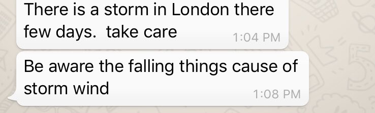 PSA from mother dearest - move aside claw clips, hard hats as my go to accessory this week #londonweather #uksnow