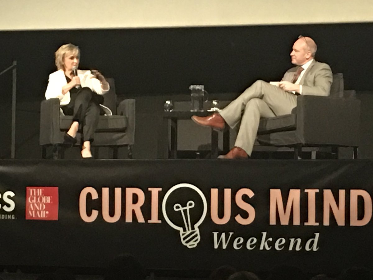 Such a smart conversation this woman #TinaBrown is amazing! @HotDocsCinema #CuriousMindsWeekend