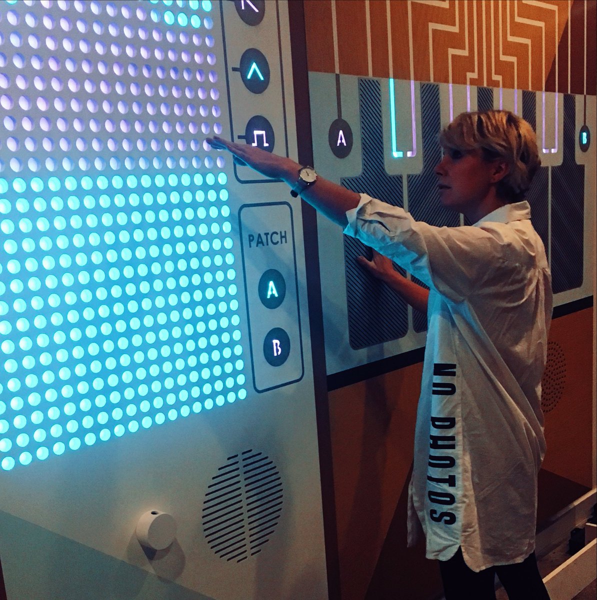 littleboots's tweet photo. Rehearsing with #MAUDsynth @incitemachines today performing #Shadows. If you want to be part of a special performance coming soon sign up the tune mailing list on the new website https://t.co/TevXRYyKMw and be sure to be following me on Instagram 😉 
#synthesizer #musictech https://t.co/Rby52Fv4Ta