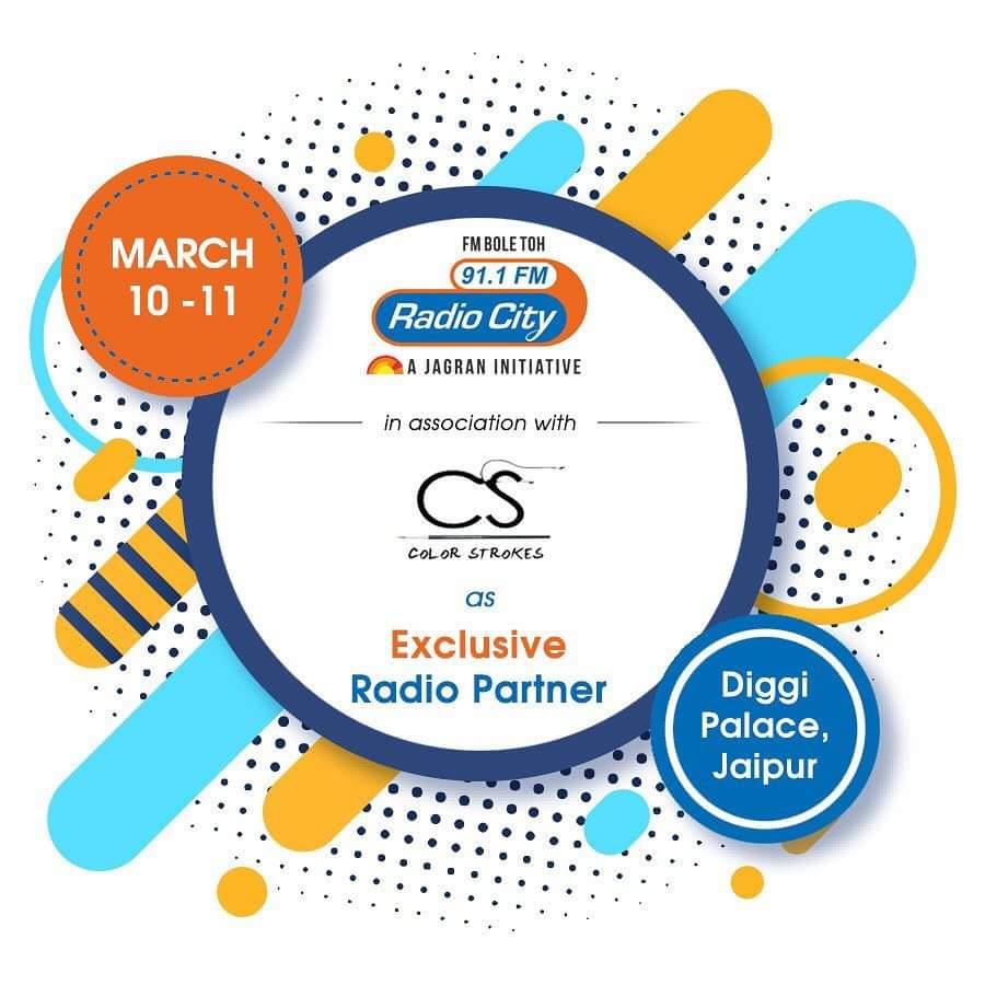 radiocityindia's tweet photo. #ColorStrokes 
Official Radio Partner - #RadioCityJaipur https://t.co/oD0SWAbILg