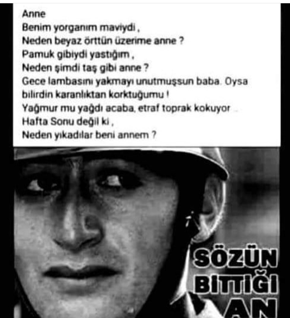 Rabbim ailelerine sabırlar versin. Tüm Türkiye nin başı sağolsun... Gerçekten sözün bittiği yer...😢😢😢