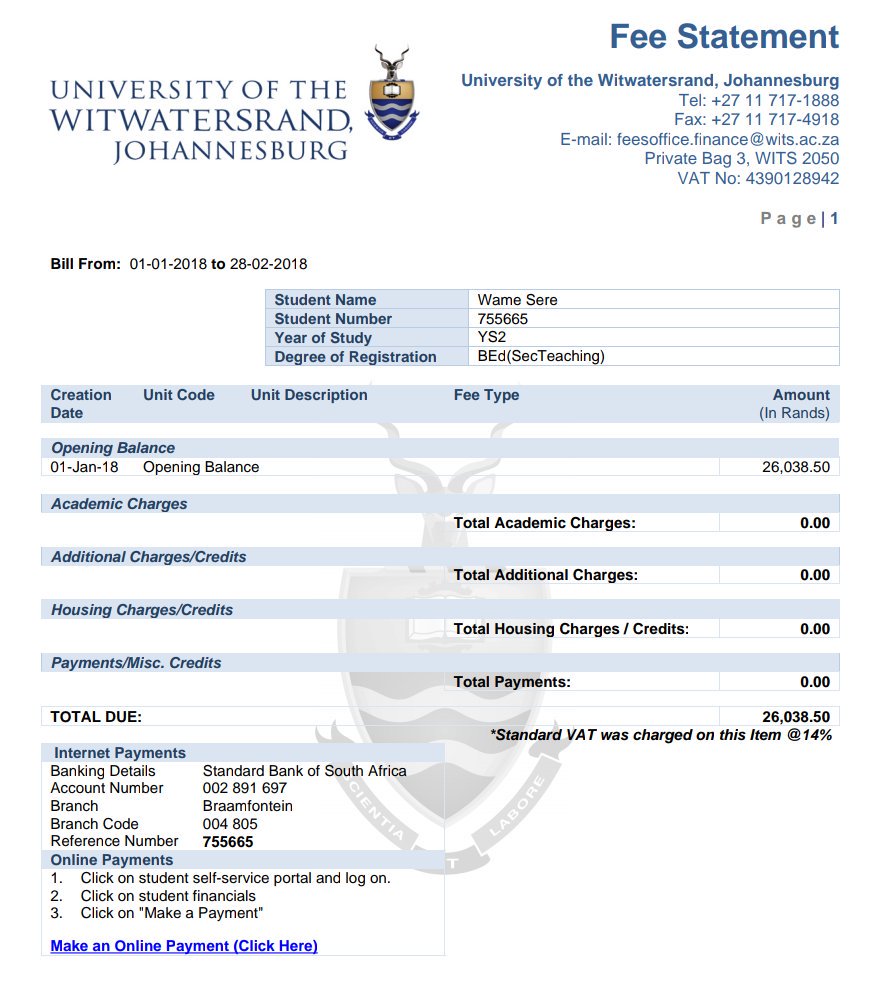 WameSere's tweet photo. @SheSouthAfrica May I receive assistance in getting this out there as I have already missed two ceremonies due to outstanding fees. https://t.co/kp2lSF5YcL