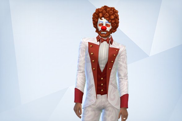SimInterstellar's tweet image. I just shared the Curls The Clown Household on #TheSims4 Gallery!