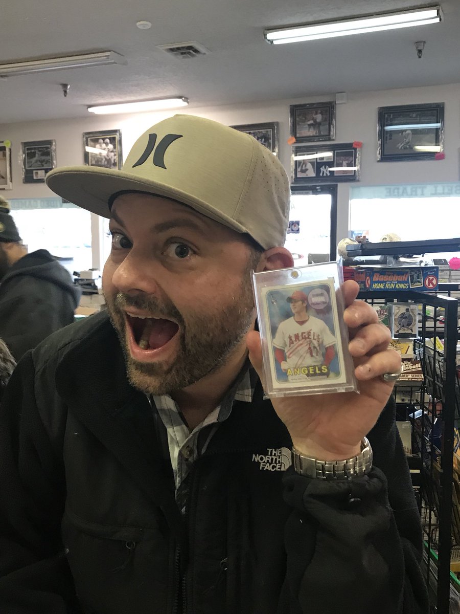 actionboxbreaks's tweet image. Pulled myself an #Ohtani @Topps Heritage Auto 17/69 JERSEY NUMBER today! #BoomMonster @MLB @Angels