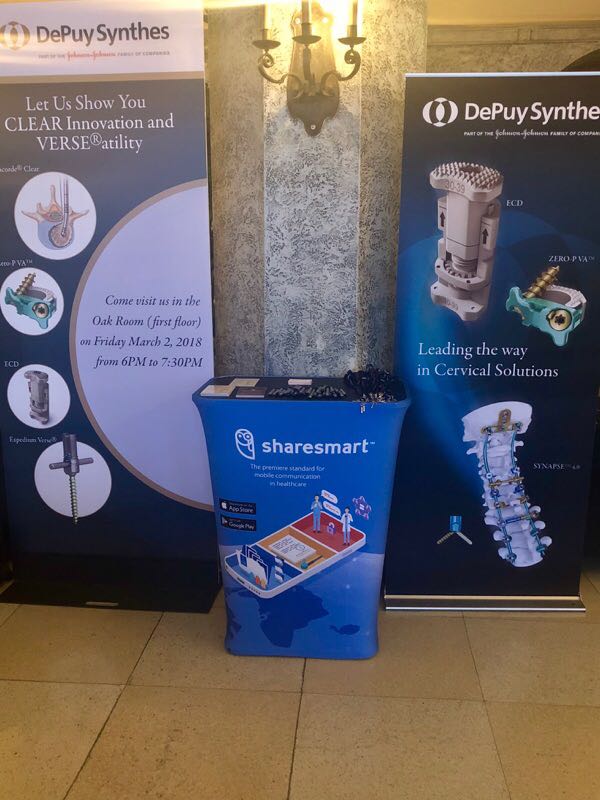 ShareSmartApp's tweet photo. ShareSmart is out turning heads and breaking necks at the Canadian Spine Society https://t.co/DYvCIon0Wh