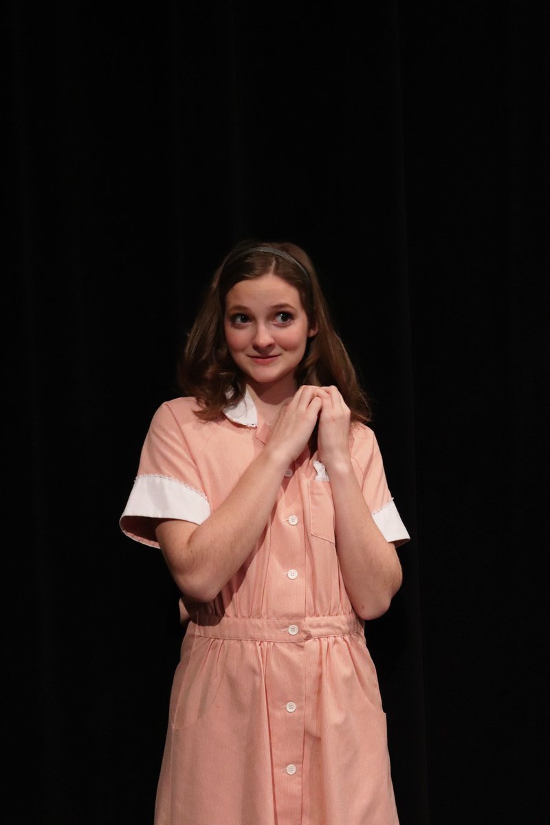 WarriorTheater's tweet photo. Just a guy and his girl but it's never that simple is it? Roses first date, Eddies last night stateside, and neither of their lives will ever be the same. See DOGFIGHT next Thurs-Sun at Westside High School! Tickets @ https://t.co/wHXLgqOws9. #FirstDateLastNight #WestsideDogfight https://t.co/9zKmO0kRrJ