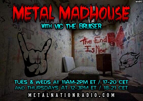 victhebruiser's tweet photo. It's Friday and I cant wait for next week to get here! #HeavyMetal #ThrashMetal #MetalMadHouse #3showsaweeknow #loudmusic #big4andmore https://t.co/Qv4T7fcYlr