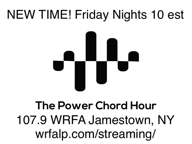 powerchordhour's tweet photo. Tune in to our first episode in our NEW time slot tonight at 10 est on @WRFARadio Lots of music,this months #twitpick by John Davis of Superdrag/The Lees of Memory and we’re even airing an interview we did with #stephanjenkins of #thirdeyeblind last year! https://t.co/Mwfj7UTTjK https://t.co/5DN3YLxMNp