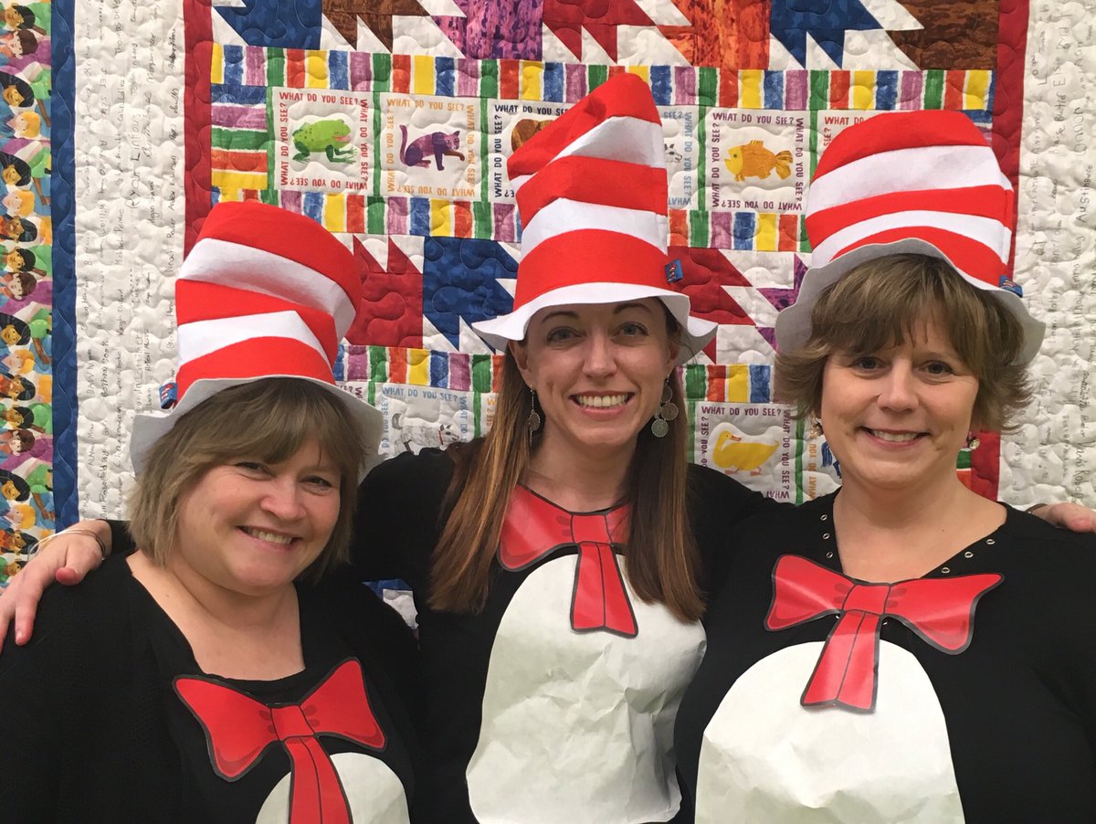 PFESPumas's tweet photo. Third grade celebrating Dr Seuss! https://t.co/49IbLDZKs6