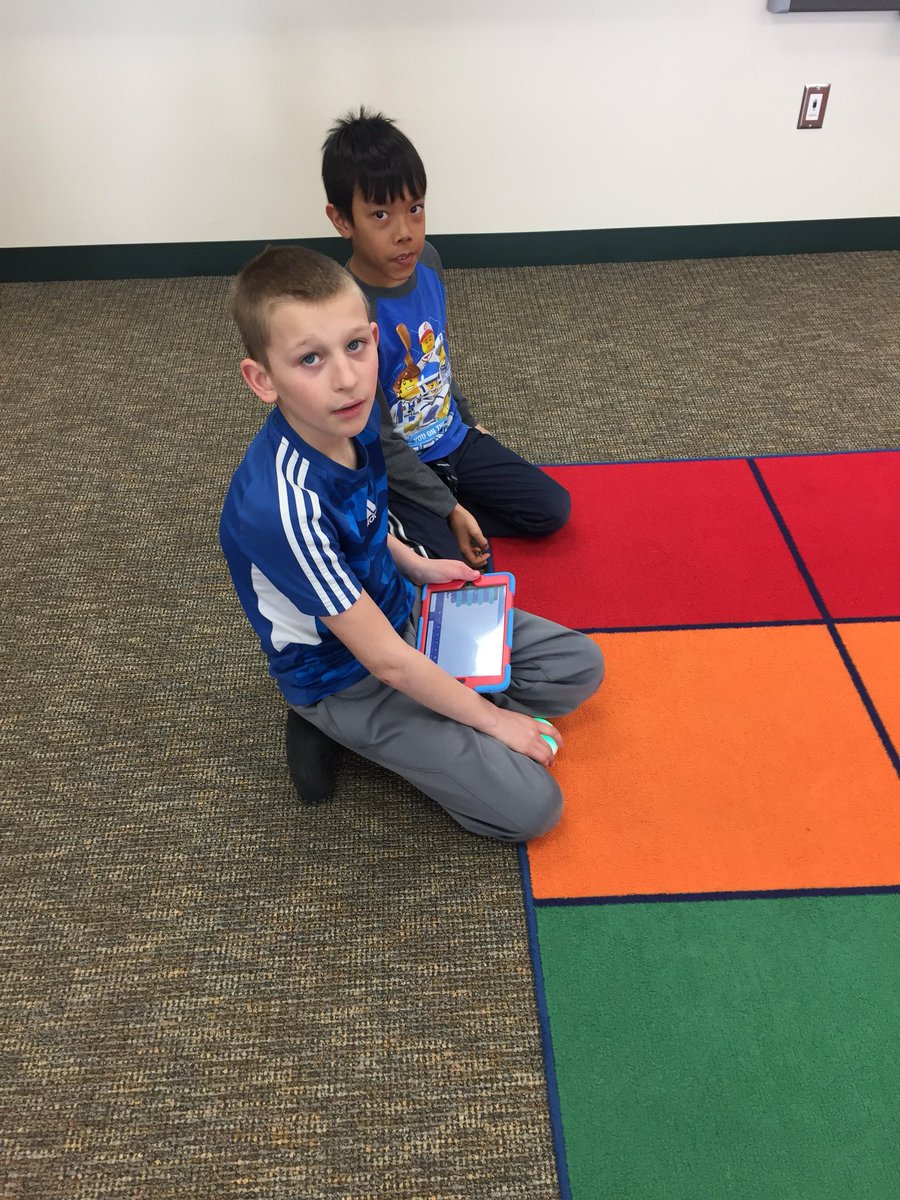 ShakoJacksonLC's tweet photo. 4th graders using Spheros to calculate area and perimeter of triangles, quadrilaterals, and trapezoids.  #shakoEDU #educationforward @ShakopeeSchools @shakopeedlc https://t.co/ZkEUILRYFG