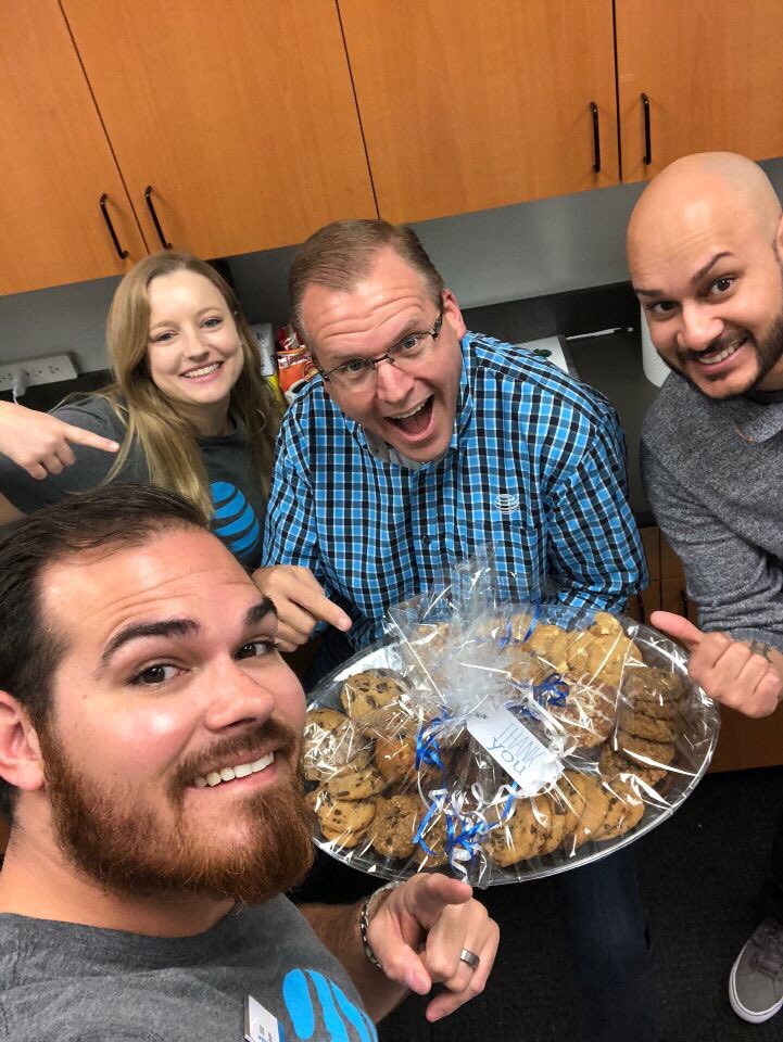 Team_BoyntonBch's tweet photo. Happy Employee Appreciation Day. Thank you team Boynton for all you do! Thanks @jemeFL for this delicious tray of cookies and muffins. ๐ช ๐ #employeeappreciation #flafighter #funatwork #onefla @One_FLA https://t.co/9w2CXHecbt