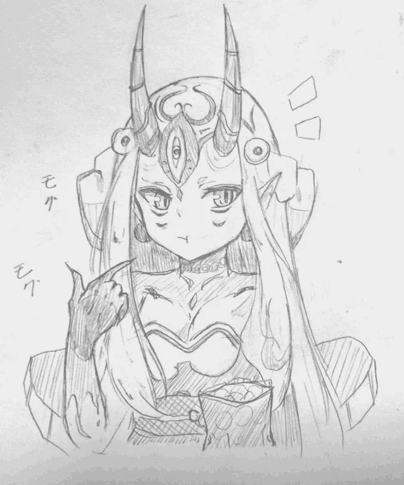 暇だから(暇ではない)アナログ落書き 