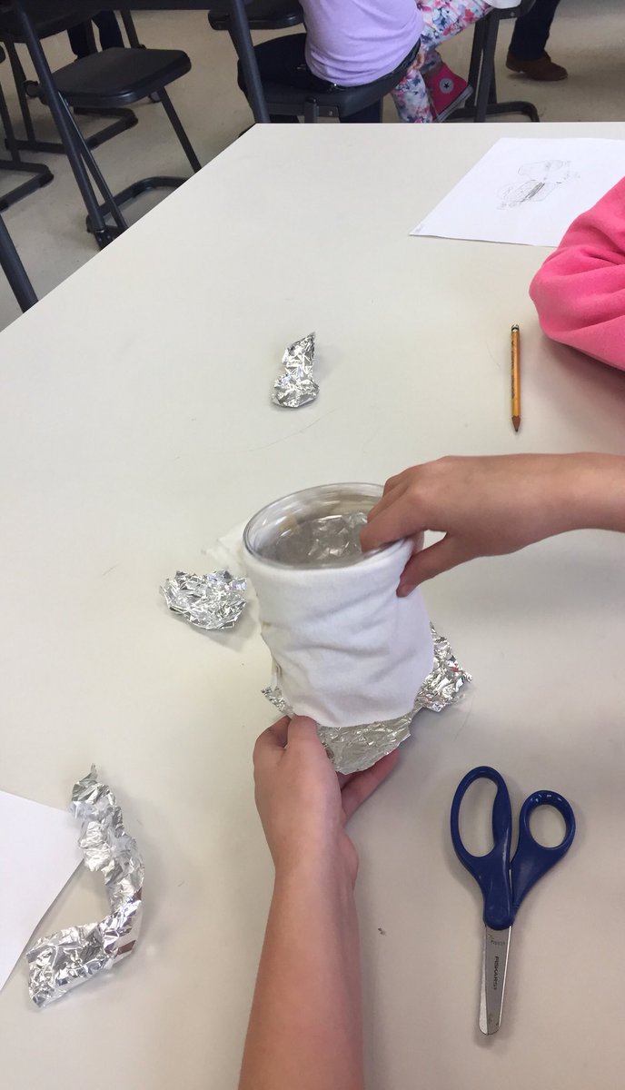 camey_stem's tweet photo. 3rd graders creating insulated cups for the 2018 Olympic spectators. #SouthKoreaiscold #inspiredbythe2018winterolympics #engineeringdesign @Camey_ES #Cameypride https://t.co/nZ99n3nTeM