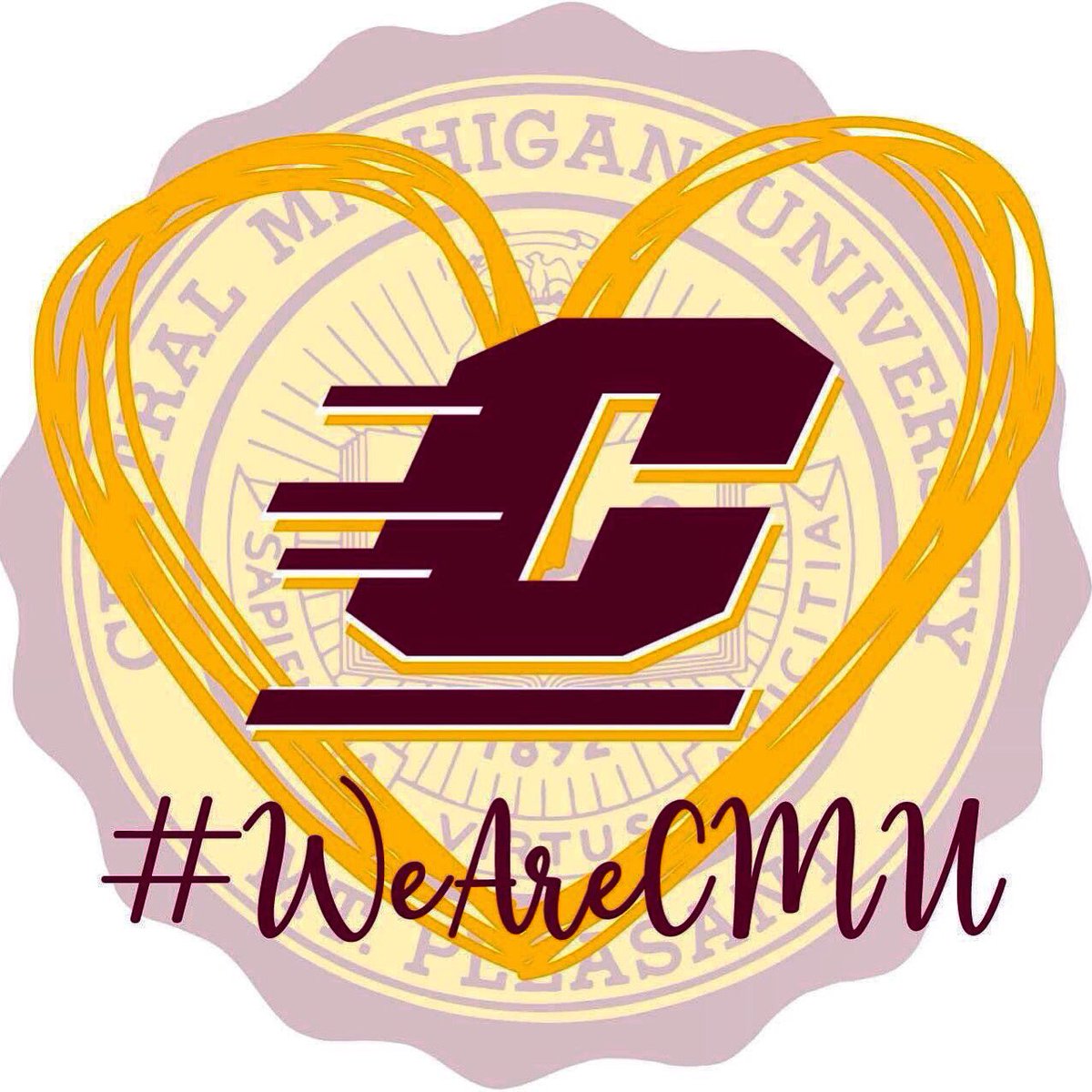 TessaCline7's tweet photo. Praying for everyone throughout the community ❤️💛 #ChipStrong #WeAreCMU https://t.co/3zB8L7xmpb