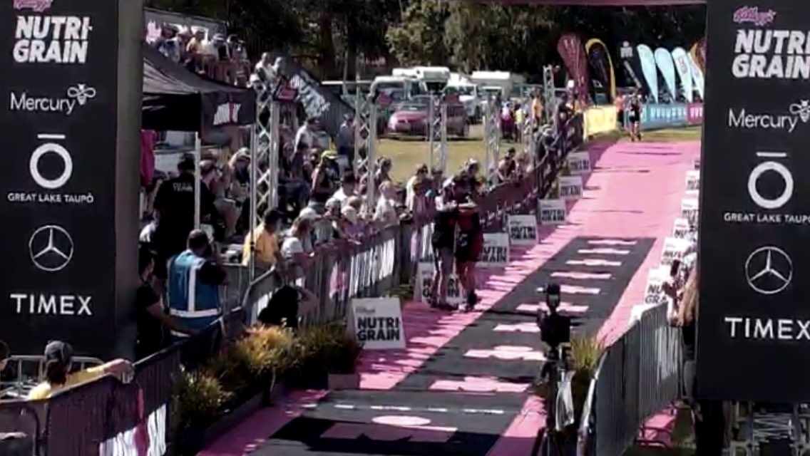 JPLubinski's tweet image. #Hugs all around! 
Congratulations @JimLubinski

@IRONMANtri #IMNZ @RPMTri