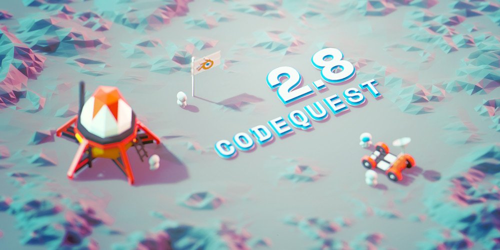 Blender's tweet image. Touchdown.

In less than 3 weeks the Blender community reached the stretch goal for the Blender 2.8 Code Quest! More developers, more time, more awesome. blender.org/2-8/quest/ #b3d #codequest