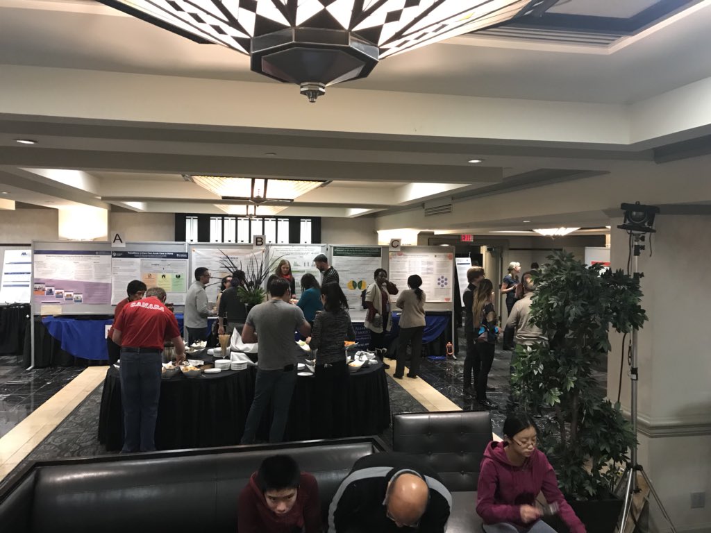 FredJanke's tweet photo. Poster reception @ABFamDocs #63rdASA  great turnout and great posters https://t.co/0WCu3CEEQW