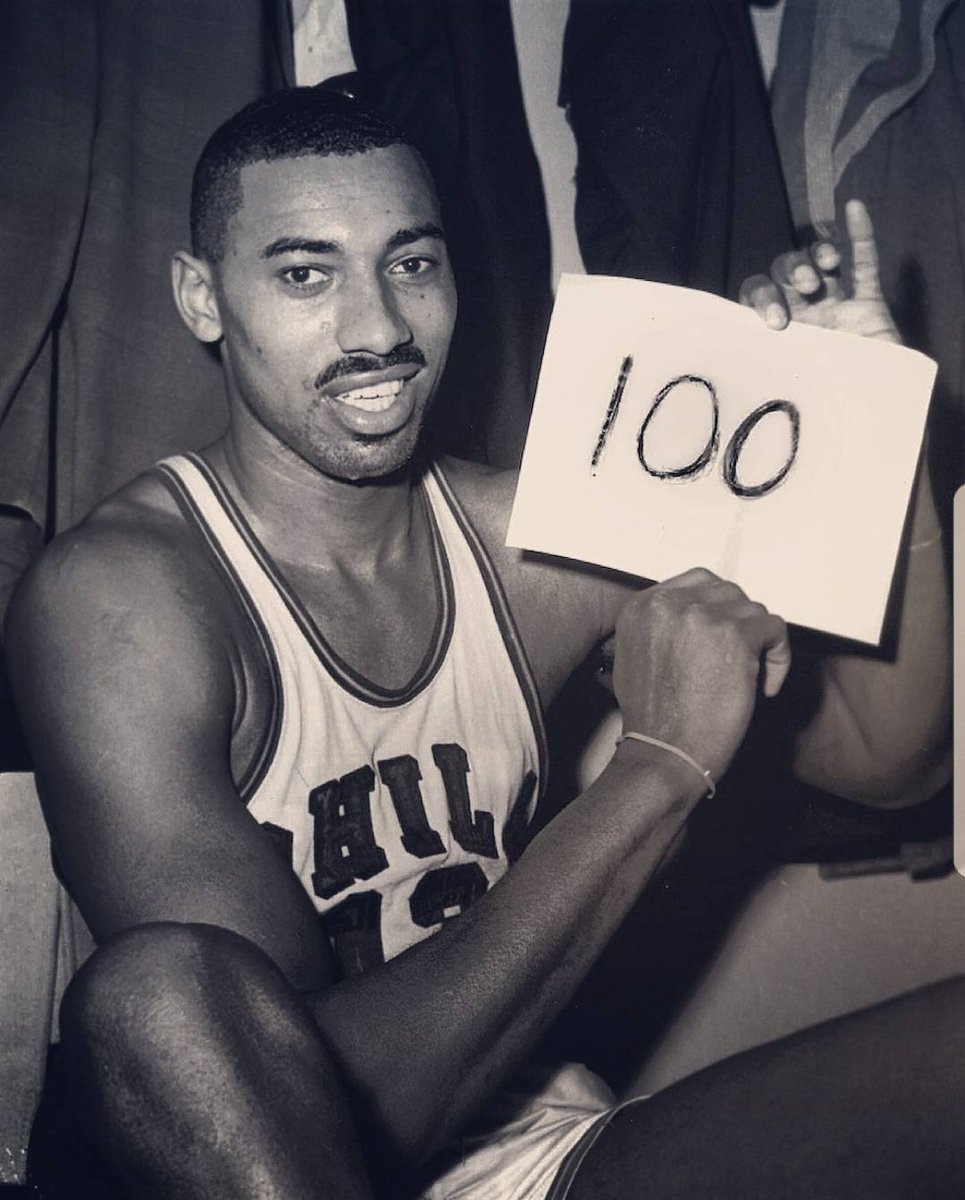ifrankwilliams's tweet image. HAPPY ANNIVERSARY WILT THE STILT! On March 2, 1962, Philadelphia Warriors center Wilt Chamberlain hit the century mark against the New York Knicks. It was the first and only time a professional basketball player scored 100 points in a single contest. #100PointGame