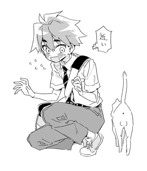 猫触りたいボーイ 