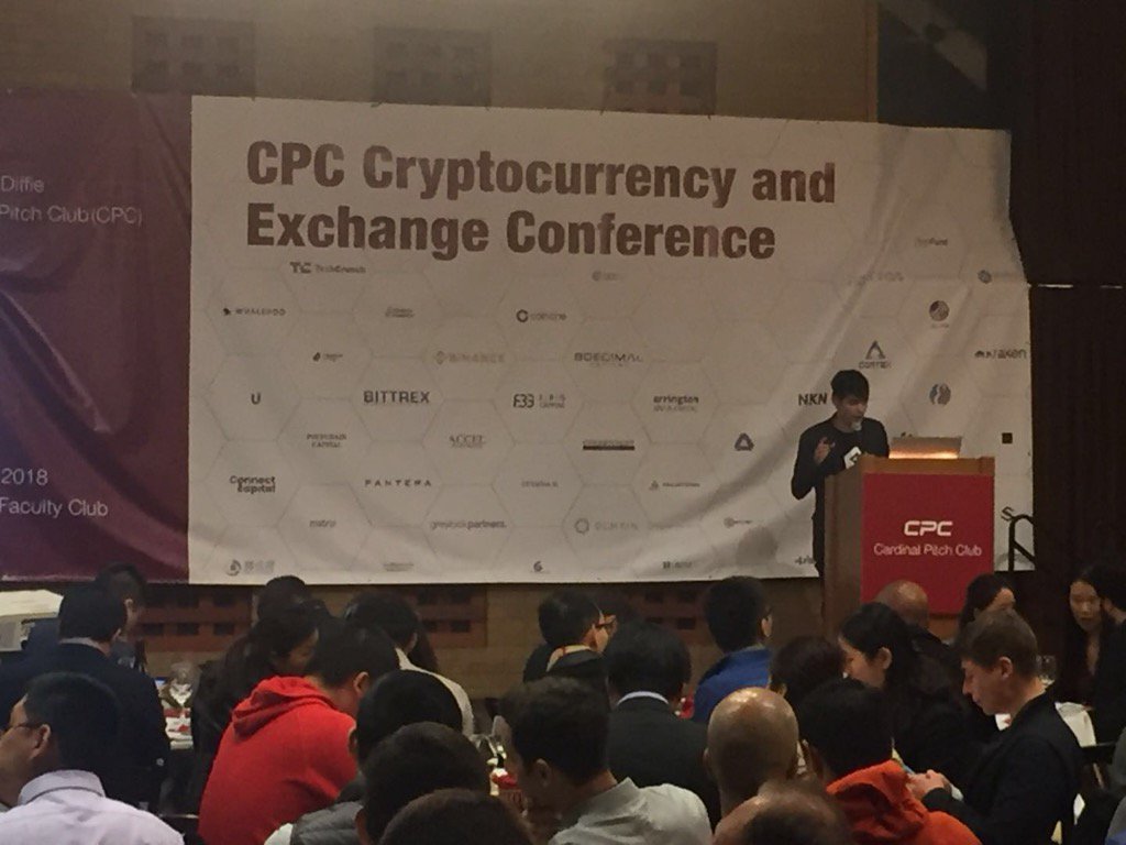 Enjoyed talking at CPC Cryptocurrency conference.  Talking with thought leaders, making big partnerships <a href="/IOStoken/">IOST</a>