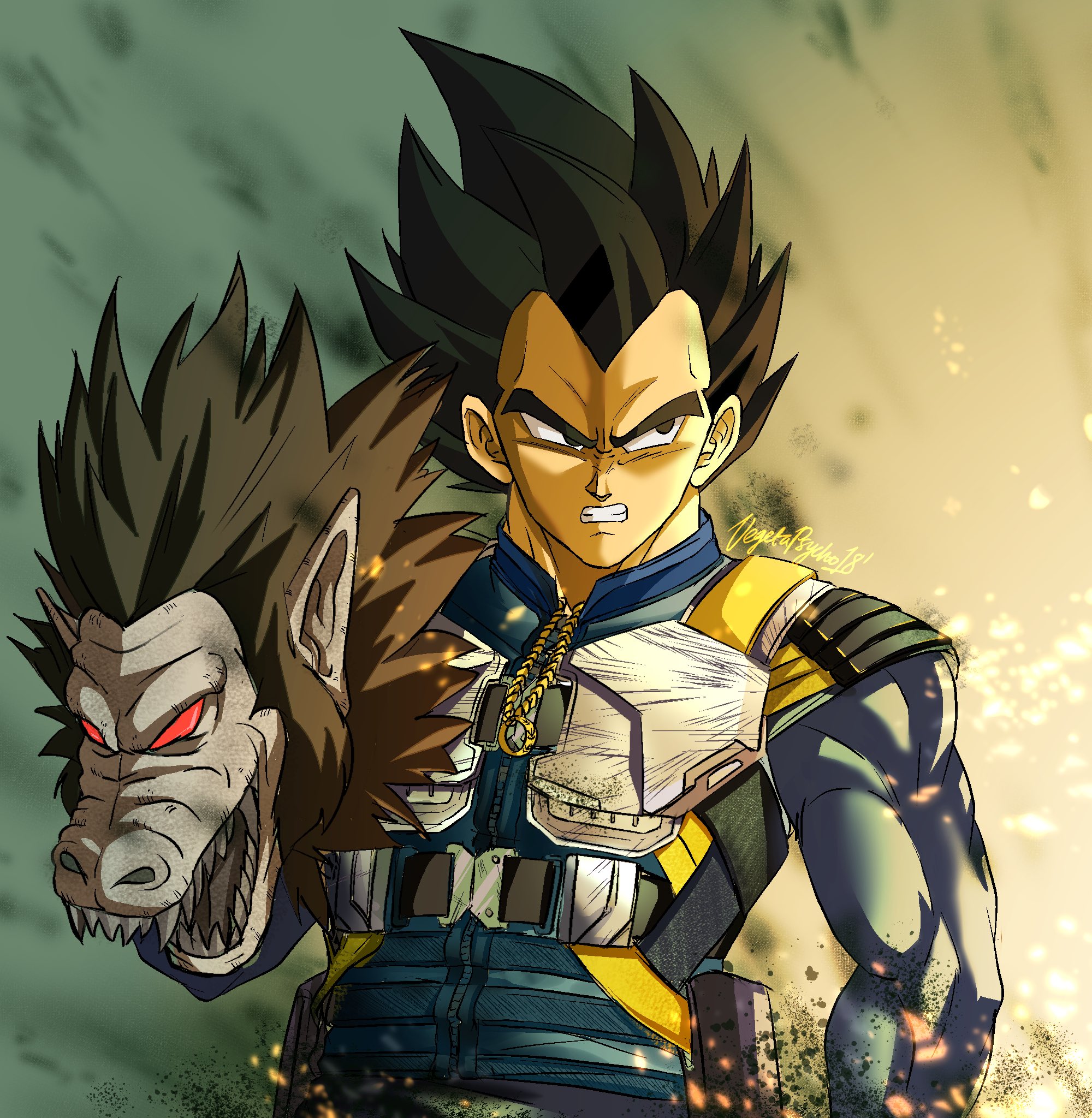 VEGETApsycho on Twitter "I can't unsee Vegeta's armor