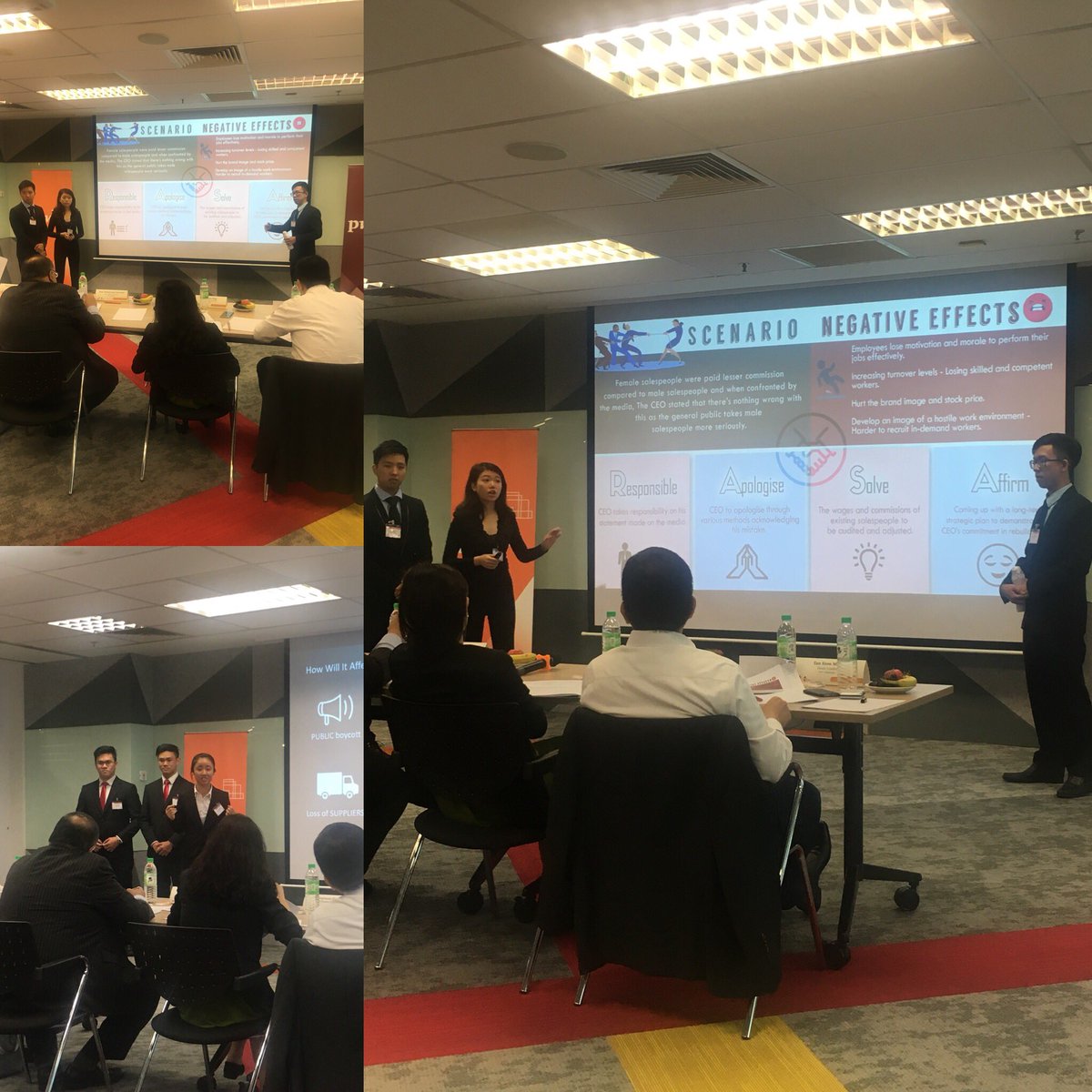 Some great ideas brought up in the final presentations so far, in these teams’ efforts to help a company rebuild trust. Our young Malaysians are articulate, intelligent and creative indeed. #pwctrustbuilders @PwC_Malaysia