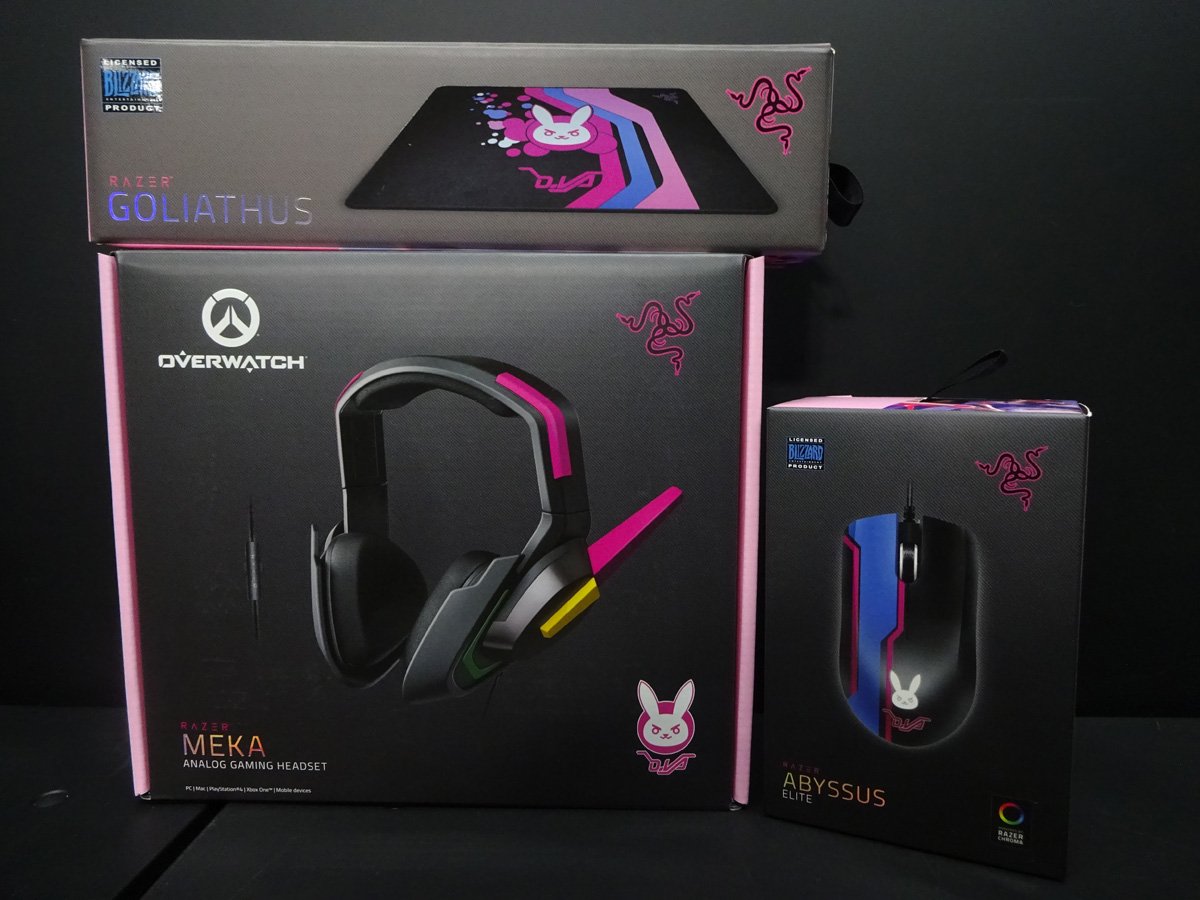 RAZERSTORE】品切れしていたOverwatch「D. Va」コラボのマウスパッドが