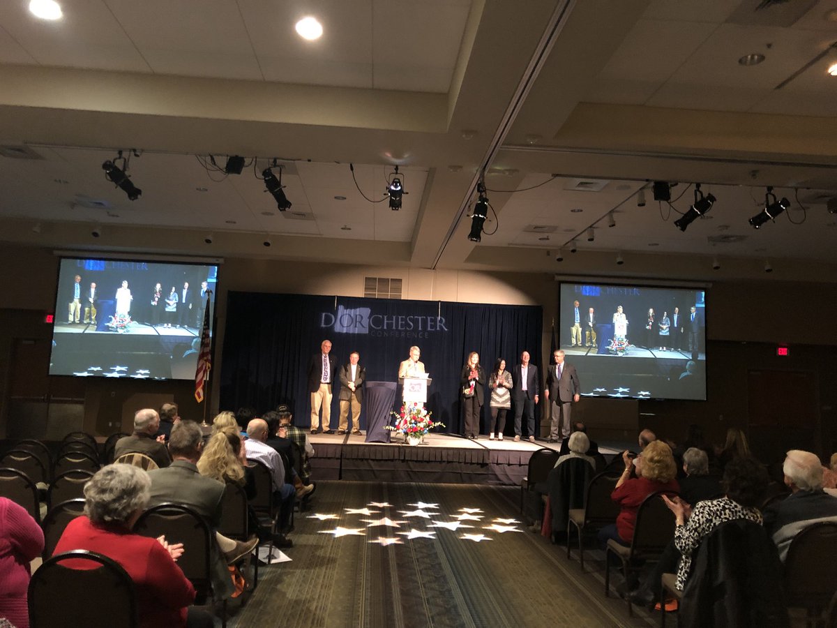 DorchesterConf's tweet photo. Oregon Senate and House being introduced at Dorchester 2018! #dorchesterconference2018 https://t.co/RTPxGcclP5