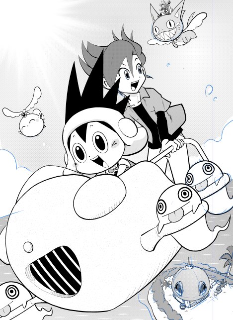 ボッチ47話脱稿 。最終シリーズ第2回。今回は、つい描き込みそうになって、ブレーキをかけるコマも。掲載誌コロコロイチバンは毎月21日発売。コミックスは5巻まで(^^)! https://t.co/iFcdnw5Ukl 