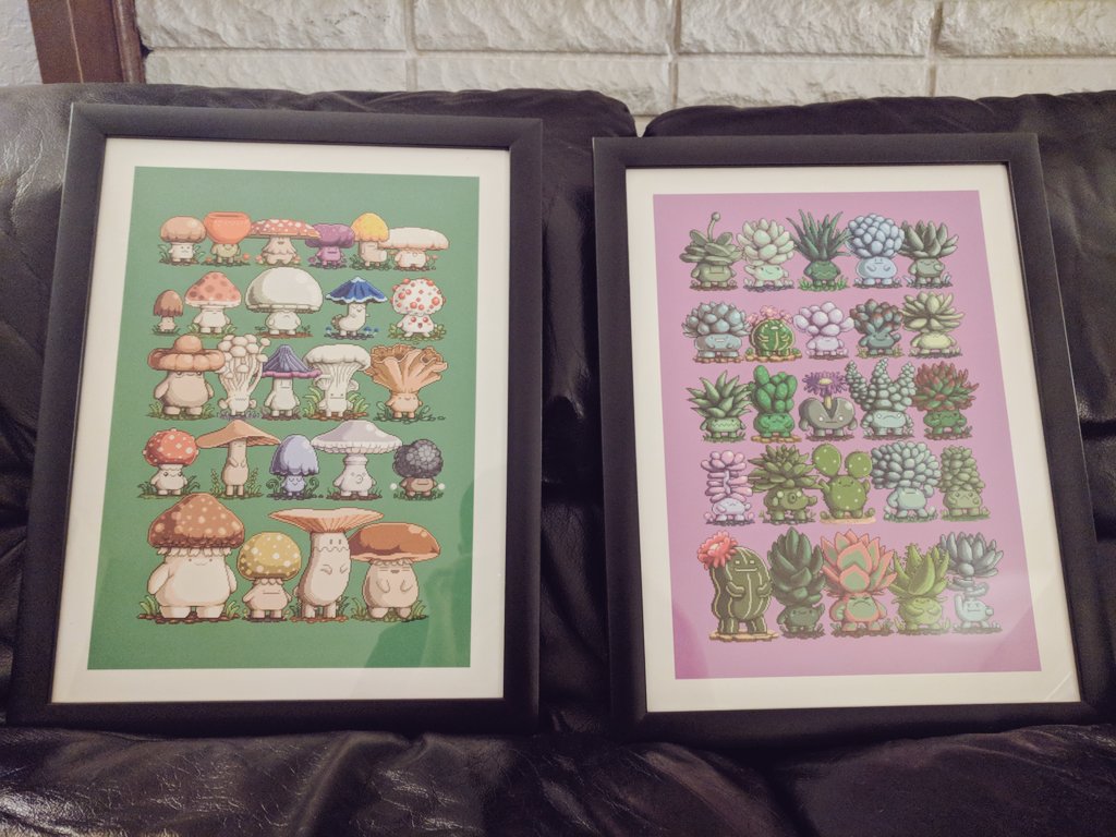 noclipsounds's tweet photo. Very excited about these @probzz prints!! The good ol shroom and succ boys. https://t.co/nTDUqHhA2j