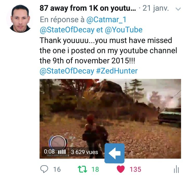 MonPrinCyclope's tweet photo. The views on that epic feral kill continue to increase...soo thankful for my friends...my #SODFamily , @undeadlabs and @StateOfDecay !
(Too bad all my videos are not monetized)
#PoorStreamer https://t.co/NIDagmpSGm
