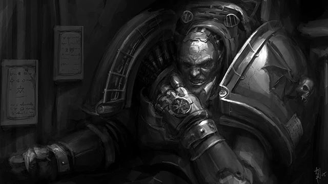 boogrof's tweet photo. Vandred Anrathi, The Exalted
Credit: https://t.co/qY9qvnEag7
#warhammer #40k #firstclaw #nightlords
Vandred Anrathi, "The Exalted" was a former Sergeant of the Night Lords Traitor Legion, commanding the 1st Claw (Squad) of the 10th Company up until t… https://t.co/Et6wwzCPu7 https://t.co/cZBmR9aphW
