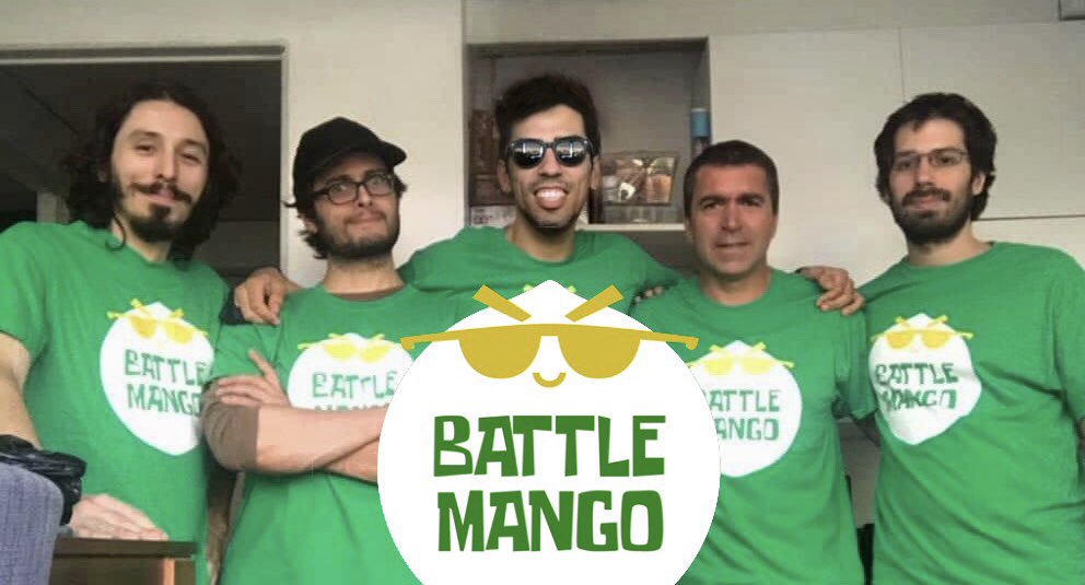 These are the mysterious men behind the curtain. Ladies and gentlemen, the team of #BattleMango.